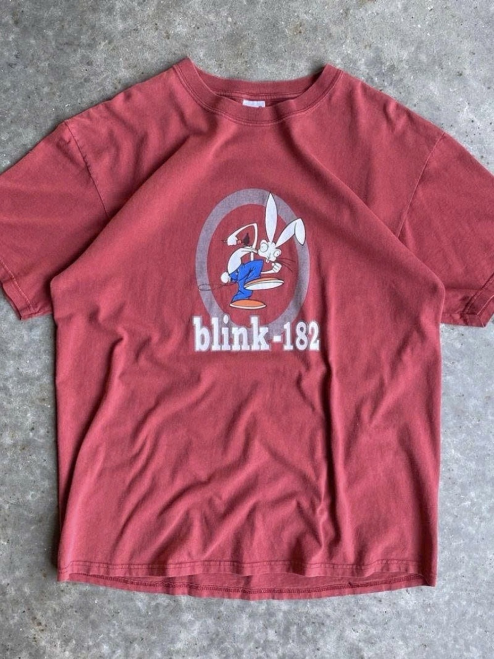 blink-182 Red Graphic Band Tee